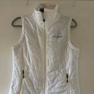 Columbia White Vest Size S